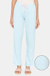 Rosaline Symmetry Knit Cotton Pyjama - Crystal Blue — thumbnail 1